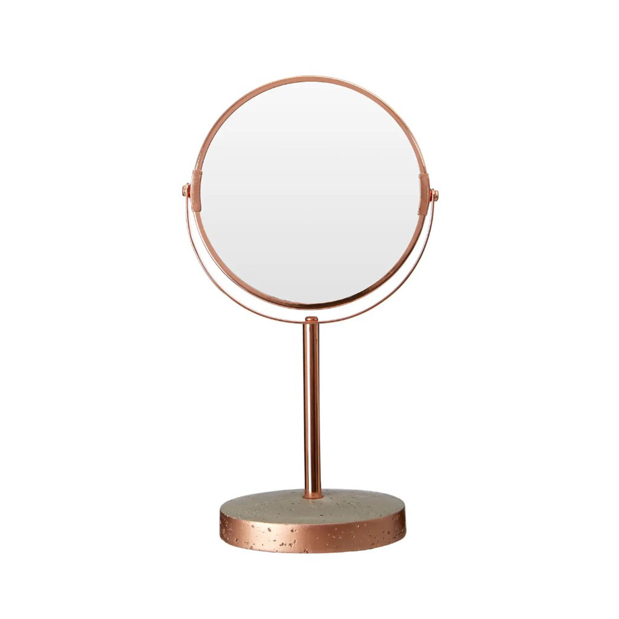 Copper Mirror on Stand